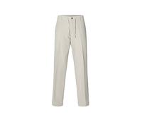 SELECTED Pantalon à plis 'SLH196-Leroy' greige, Taille 56-58
