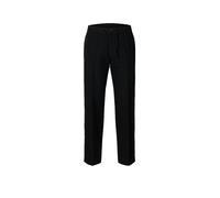Selected 196 Leroy Linen Straight Fit Pants Noir S Homme