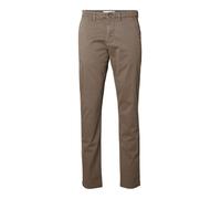 Selected New Miles Slim Fit Chino Pants Marron 31 / 34 Homme