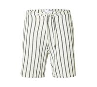 SELECTED HOMME Pantalon 'SLHREGSAL' crème / noir, Taille 35-36