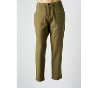 selected pantalons homme de couleur vert 42