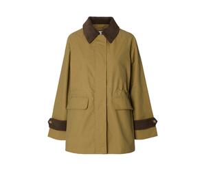 SELECTED Parka mi-saison 'SLWWILMA' caramel / brun foncé, Taille L