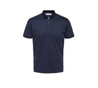 Selected Fave Short Sleeve Polo Bleu L Homme
