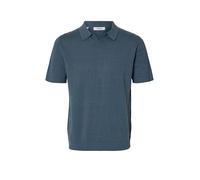 Selected Mattis Short Sleeve Polo Bleu M Homme
