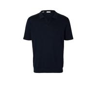 Selected Mattis Short Sleeve Polo Bleu L Homme