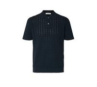 SELECTED Polo SLHMATTIS bleu | S