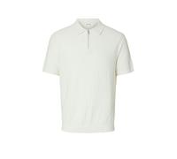 Selected Cran Short Sleeve Polo Beige L Homme