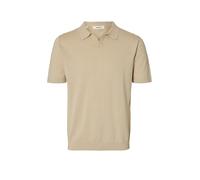SELECTED Poloshirt SLHMATTIS beige | XXL