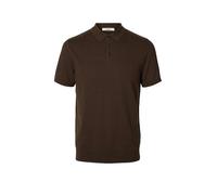 SELECTED T-Shirt 'SLHBerg' brun foncé, Taille S