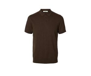 SELECTED Poloshirt SLMBERG marron | XXL