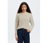 SELECTED Pull-over beige chiné, Taille S