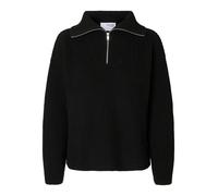 SELECTED Pull-over 'Bloomie' noir, Taille XS