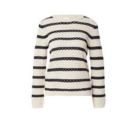 SELECTED Pull-over 'KENYA' cappuccino / noir, Taille XXL