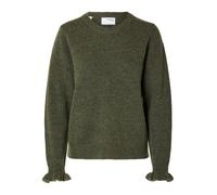 SELECTED Pull-over 'LULU' vert foncé, Taille XS