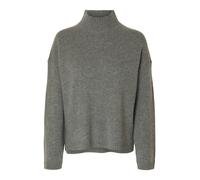 SELECTED Pull-over 'SLFCILLE' gris chiné, Taille M