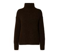 SELECTED Pull-over 'SLFGabriella' brun foncé, Taille S