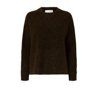 SELECTED Pull-over 'SLFLULU' brun foncé, Taille XL
