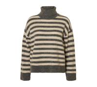 SELECTED Pull-over 'SLFLulu' greige / gris foncé, Taille XXL