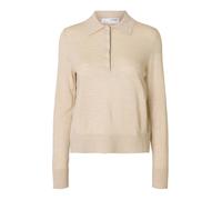 SELECTED Pull-over 'SLFTHea' beige, Taille M