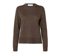 SELECTED Pull-over 'SLFTHEA' brun foncé, Taille XL