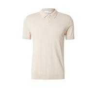 Selected Berg Short Sleeve Polo Beige S Homme