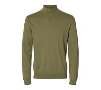 SELECTED Pull-over 'SLHBERG' olive, Taille XXL