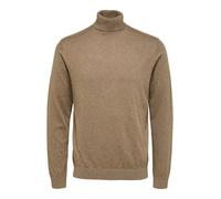 Selected Berg High Neck Sweater Marron L Homme