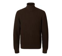 SELECTED Pull-over 'SLHTom' brun foncé, Taille M