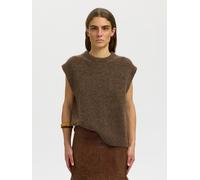 SELECTED Pull-over 'SLWLulu' marron chiné, Taille L