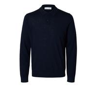 SELECTED Pull-over 'TRAY' bleu marine, Taille XL