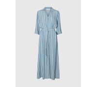 SELECTED Robe-chemise bleu clair / blanc, Taille 34