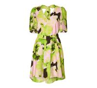 SELECTED Robe 'Helinda' citron vert / rose clair / noir, Taille 42