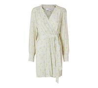 SELECTED Robe 'MINNA-ALVA' beige / bleu clair / vert, Taille 36