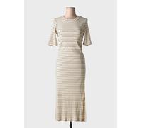selected robes femme de couleur beige 34