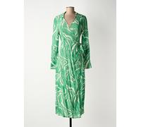 SELECTED Robe-chemise beige / vert, Taille 34
