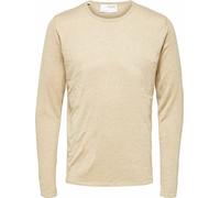 Selected Rocks Knit Crew Neck Beige - Grand L