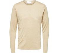 Selected Rocks Knit Crew Neck Beige - Grand XXL
