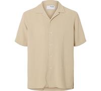 Selected Sal Chemise Relax Fit Beige Oatmeal - Grand XL
