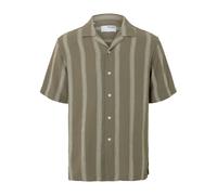 Selected Sal Relax Fit Overhemd Vetiver Vert