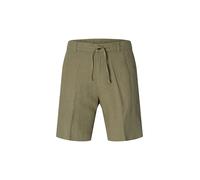 SELECTED Pantalon à plis 'SLHLEROY' olive, Taille 46
