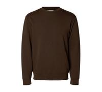 SELECTED Sweat-shirt brun foncé, Taille XXL