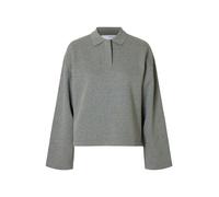 SELECTED Sweat-shirt 'SLFari Gia' gris chiné, Taille L