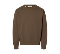 SELECTED Sweat-shirt 'SLHLUKE' chocolat, Taille XL