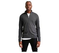 Selected Gilet zippé Berg en maille Gris M Homme
