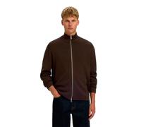 Selected Sweat-shirt Zippé Teller Relaxed Fit