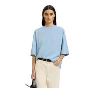 Selected T-shirt à Manches 3/4 Col Oversized