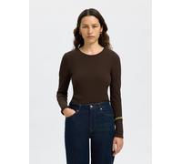 SELECTED T-shirt 'Anna' marron, Taille XS