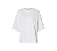 Selected Colwoman Oversized 3/4 Sleeve T-shirt Blanc S Femme