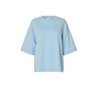 Selected Colwoman Oversized 3/4 Sleeve T-shirt Bleu L Femme