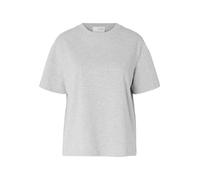 Selected Femme Slfessential SS Boxy Tee Noos T-Shirt, Gris Clair chiné